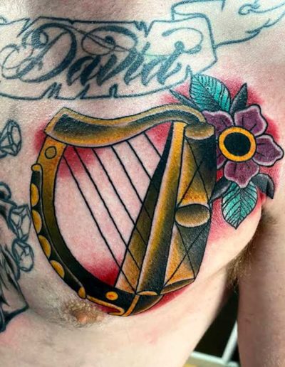 Music Instrument Tattoo