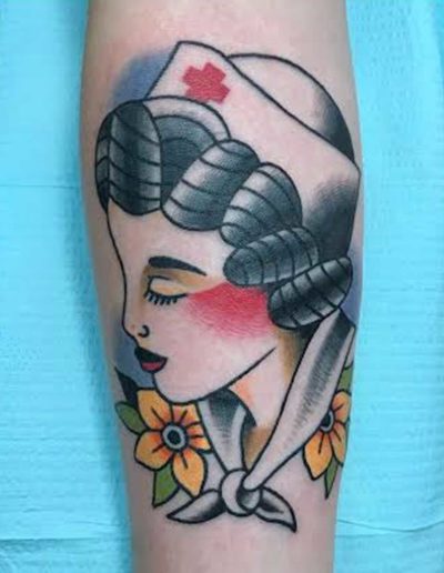 Nurse Woman Tattoo